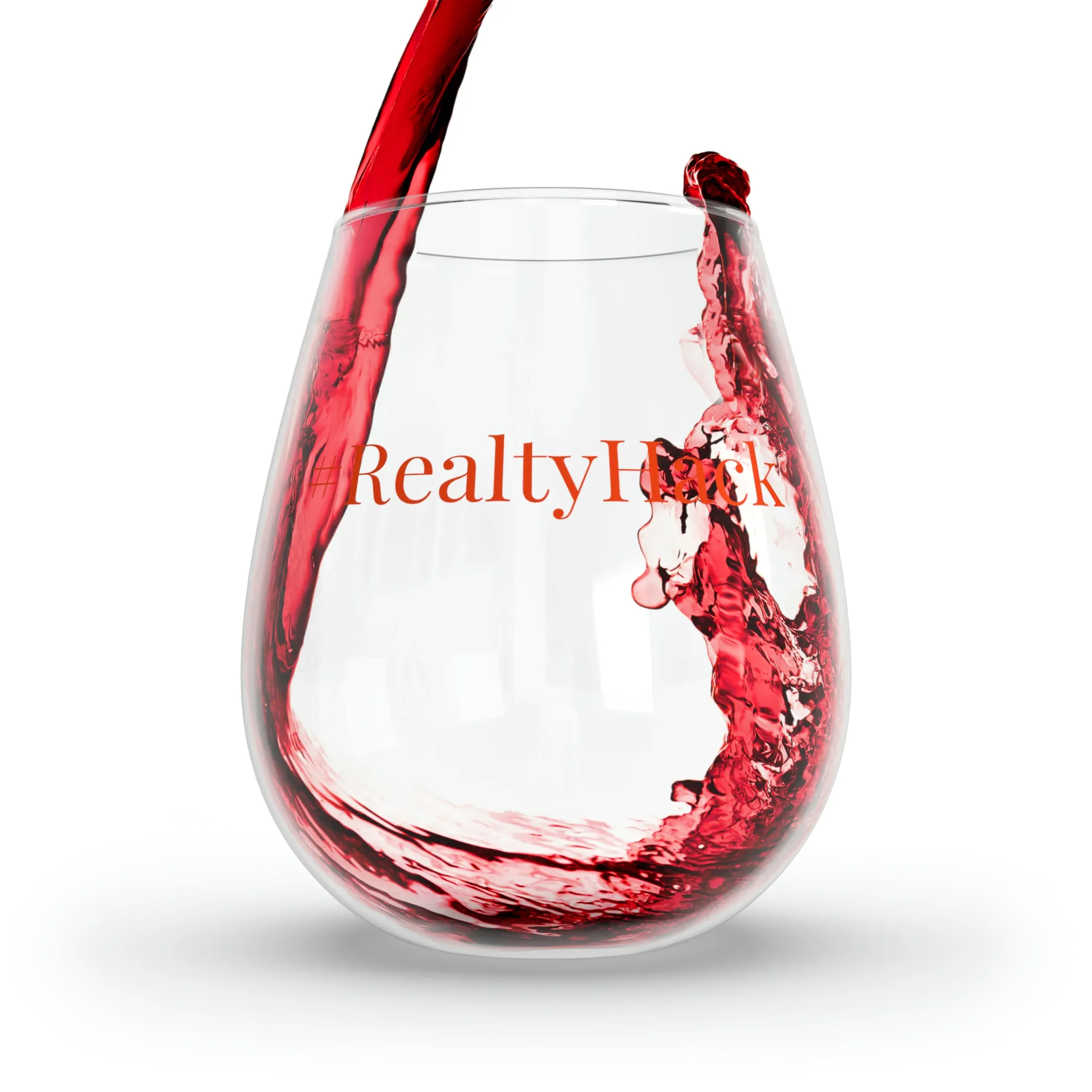 #RealtyHack Stemless Wine Glass, 11.75oz