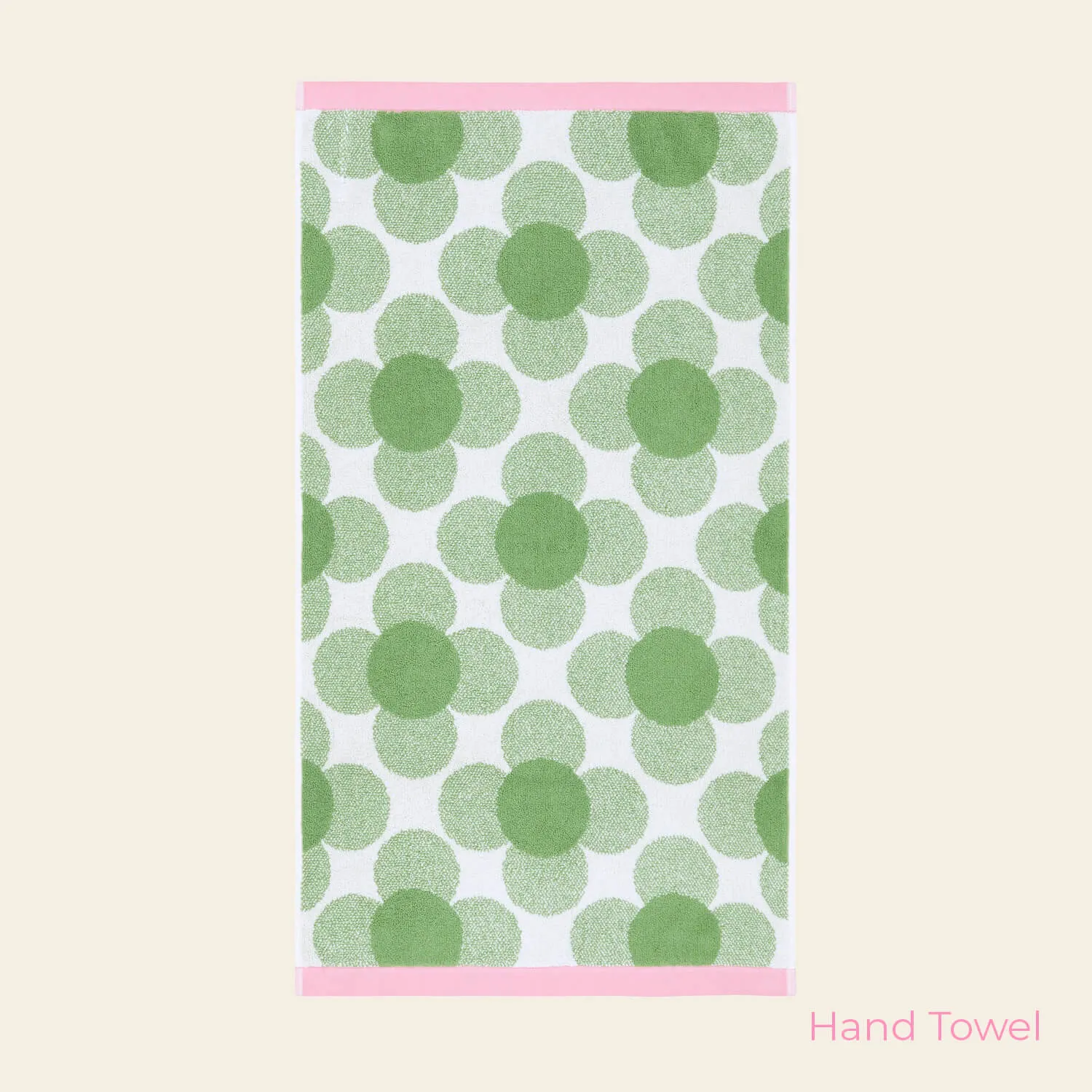 Retro Flower Towels Clover