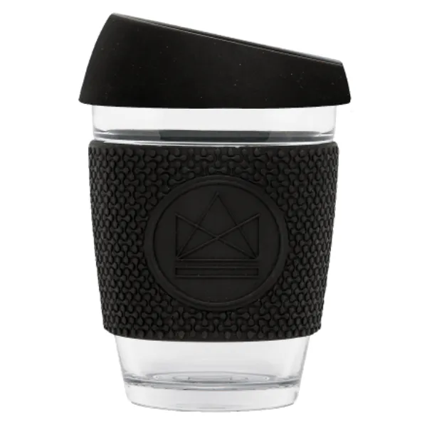 Reusable glass cup