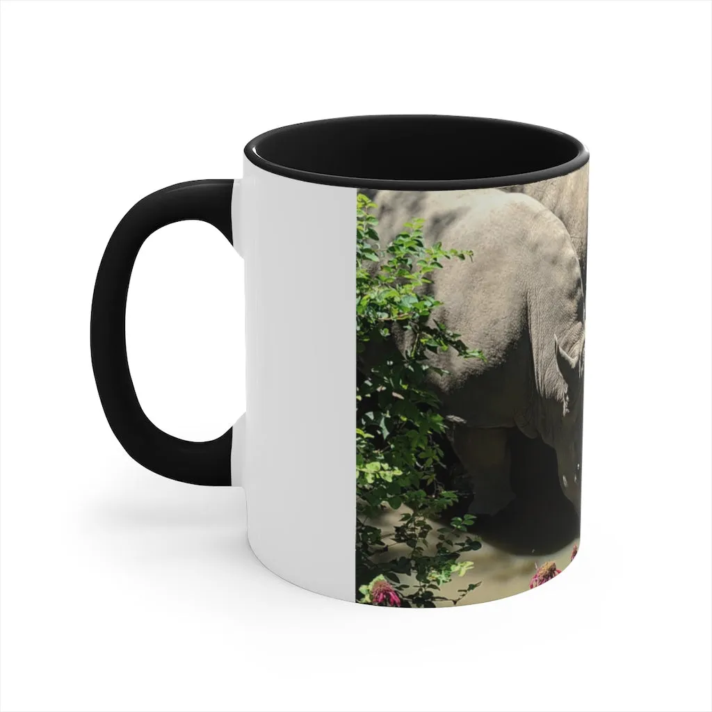 Rhinos Accent Coffee Mug, 11oz