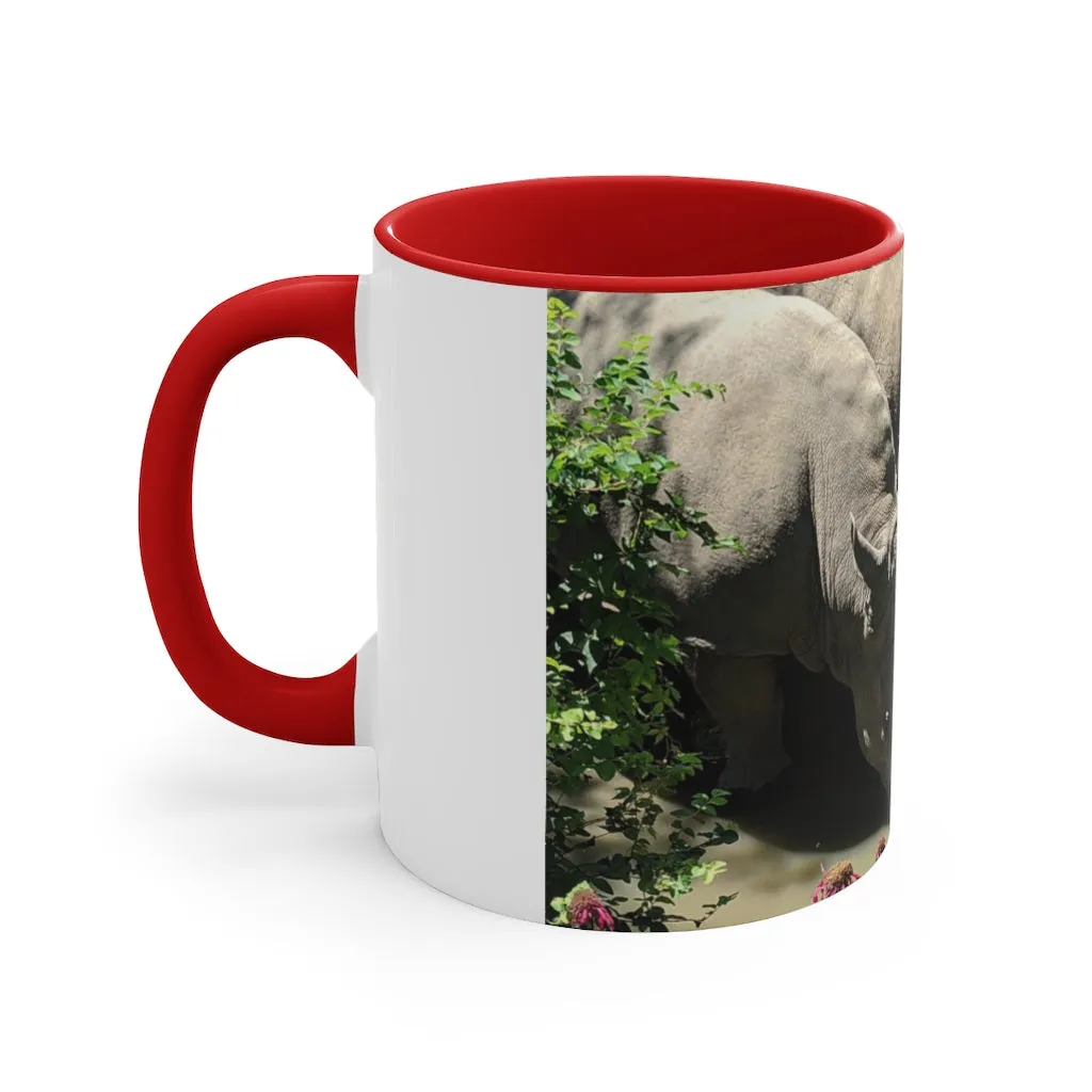 Rhinos Accent Coffee Mug, 11oz