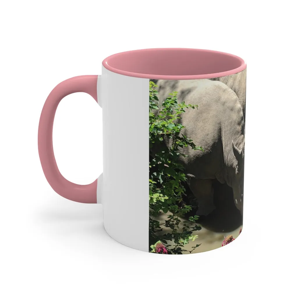 Rhinos Accent Coffee Mug, 11oz