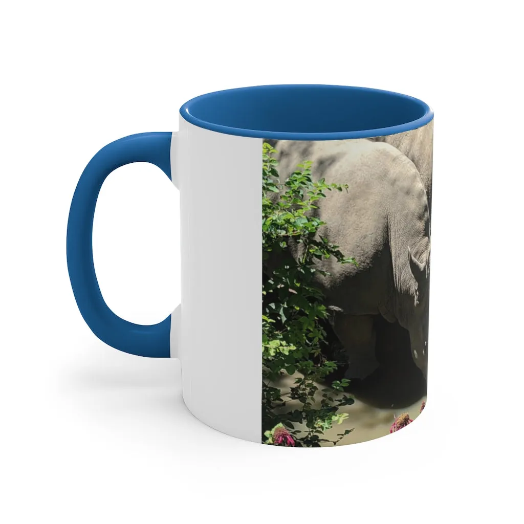 Rhinos Accent Coffee Mug, 11oz