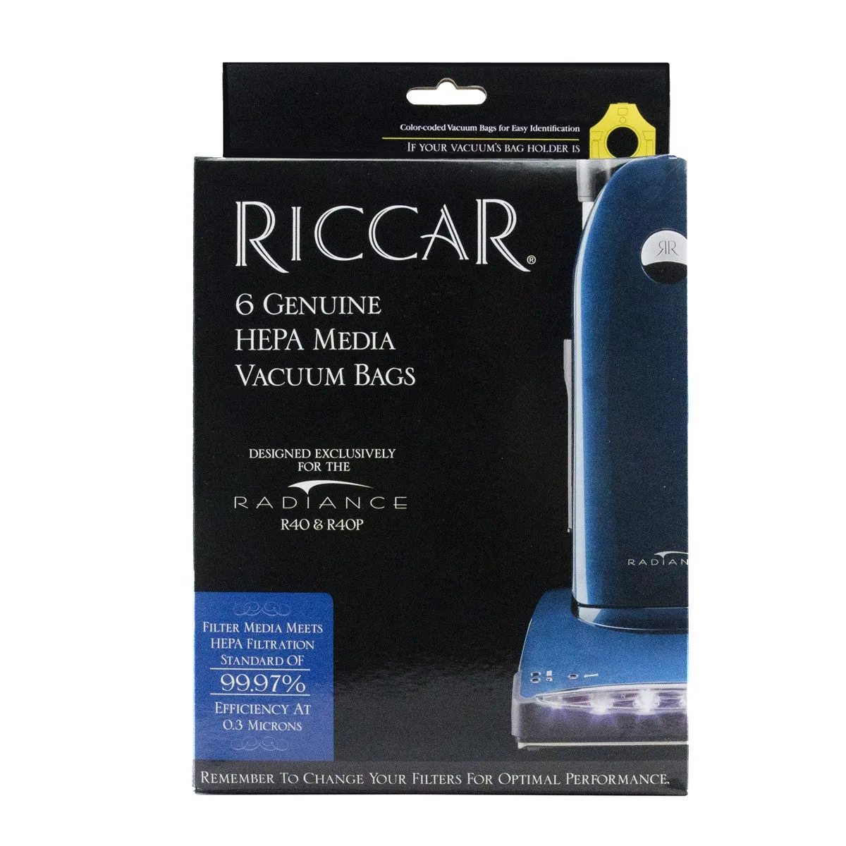 Riccar Radiance R40 Series HEPA Media Bags | RPH-6