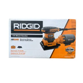 RIDGID 2.4 Amp 1/4 Sheet Sander with AIRGUARD Technology