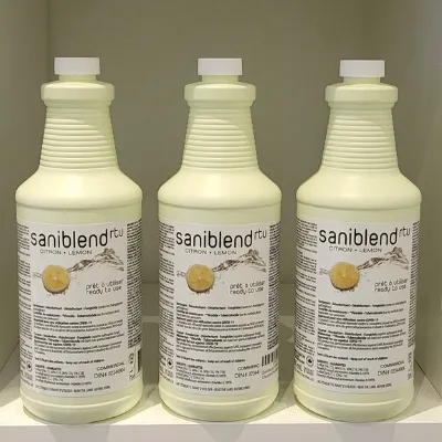 Saniblend cleaner, disinfectant, deodorizer. 950ml