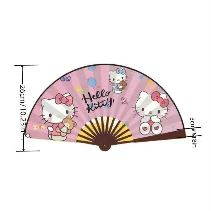 Sanrio Kuromi & My Melody Folding Fans