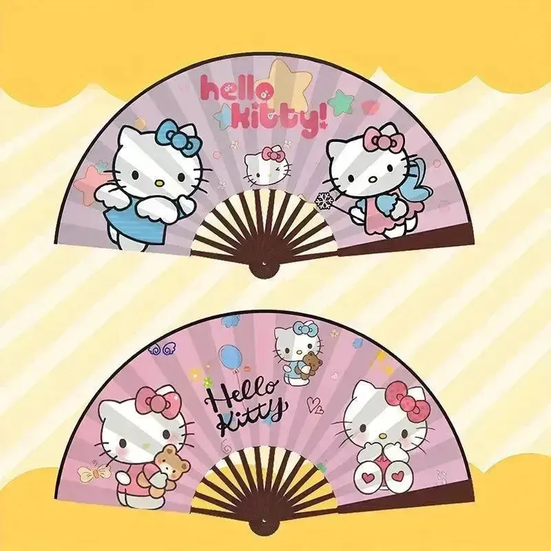 Sanrio Kuromi & My Melody Folding Fans