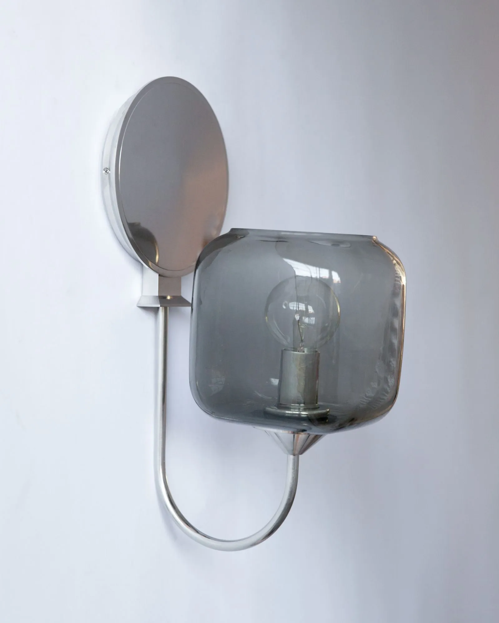 Savoia Sconce with Ice Cube Glass