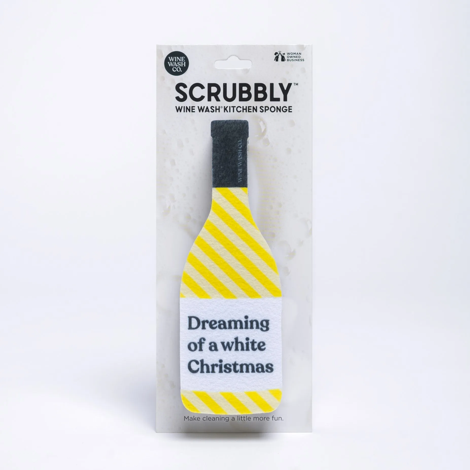 Scrubbly™ Sponge - White Christmas