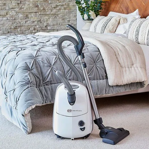 Sebo 92621CI Airbelt E1 Arctic Cylinder Vacuum Cleaner - White