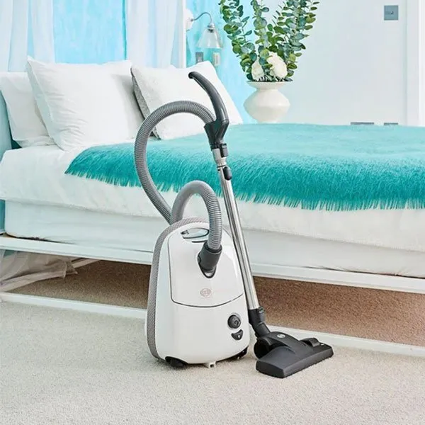 Sebo 92621CI Airbelt E1 Arctic Cylinder Vacuum Cleaner - White