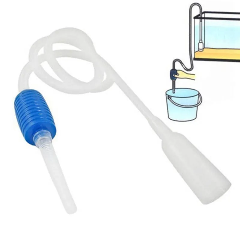 Semi-automatic Aquarium Vacuum Siphon Pump Cleaner