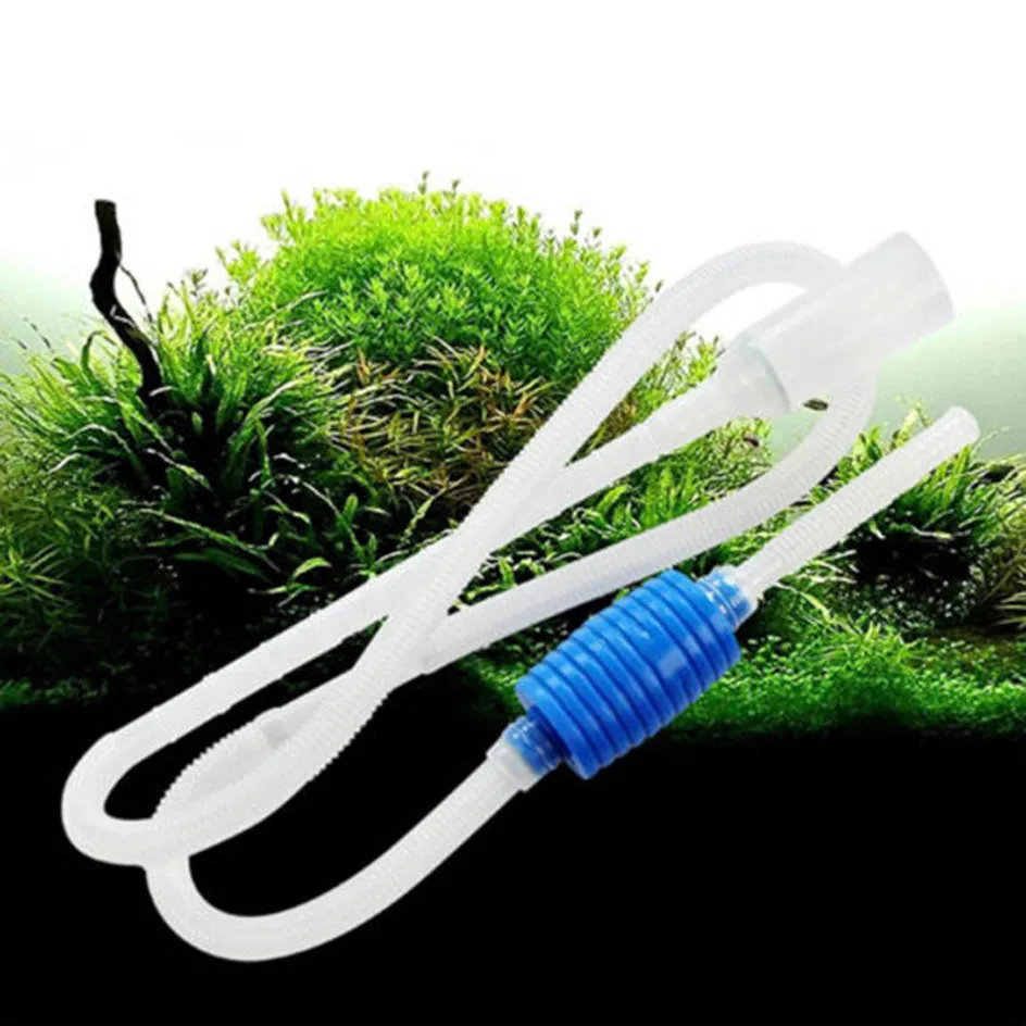 Semi-automatic Aquarium Vacuum Siphon Pump Cleaner