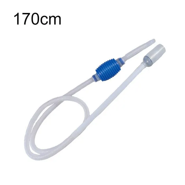 Semi-automatic Aquarium Vacuum Siphon Pump Cleaner