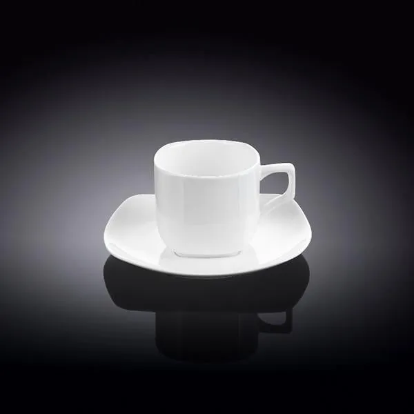 Set Of 6 White Coffee Cup 3 Oz | 90 Ml