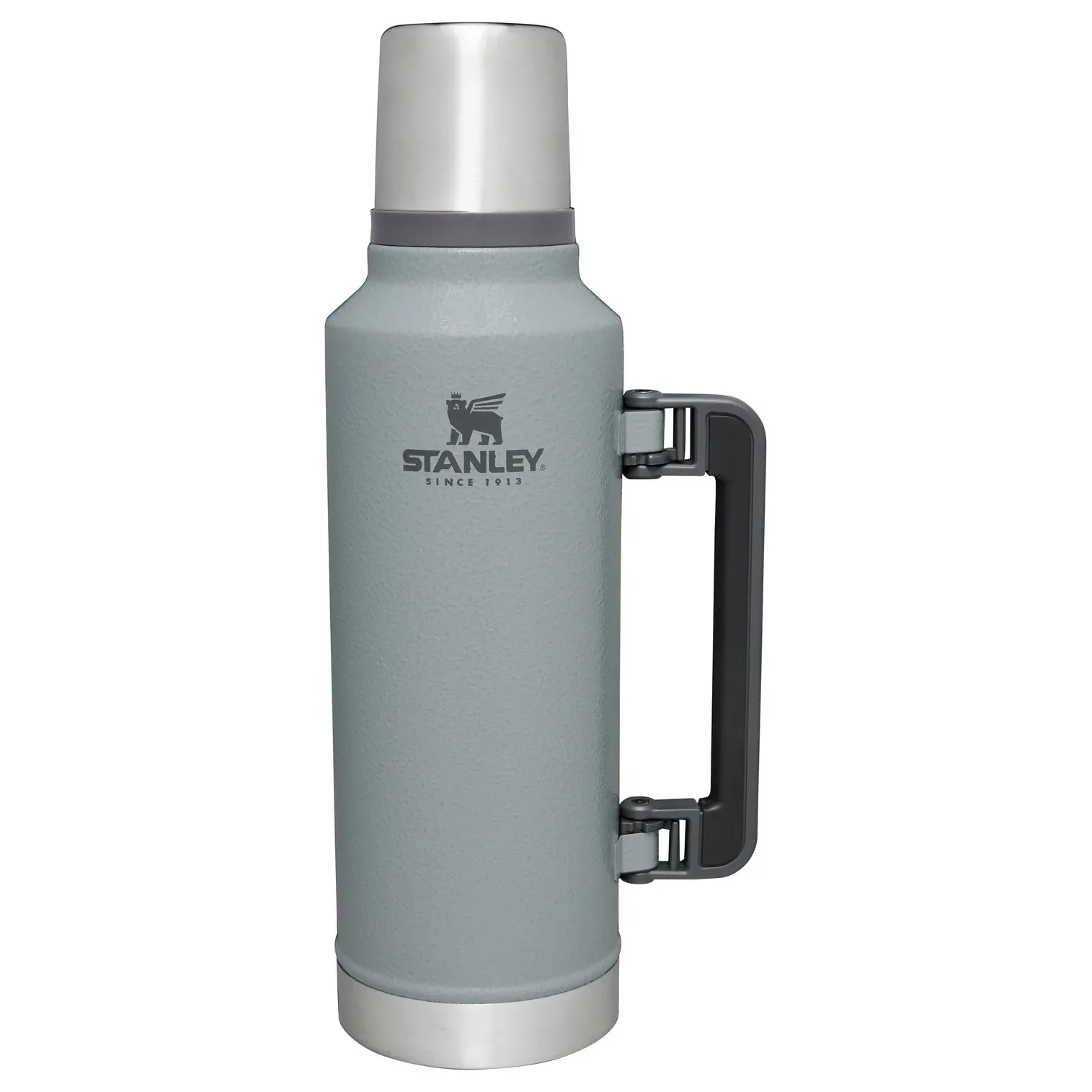 Stanley Classic Legendary Bottle | 2 QT, Hammertone Silver