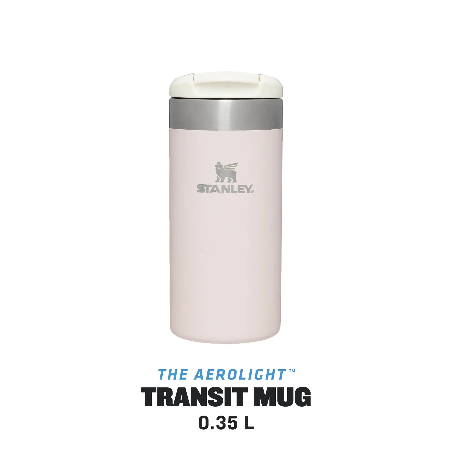 Stanley The Aerolight Transit Mug 0.35L Rose Quartz Metallic