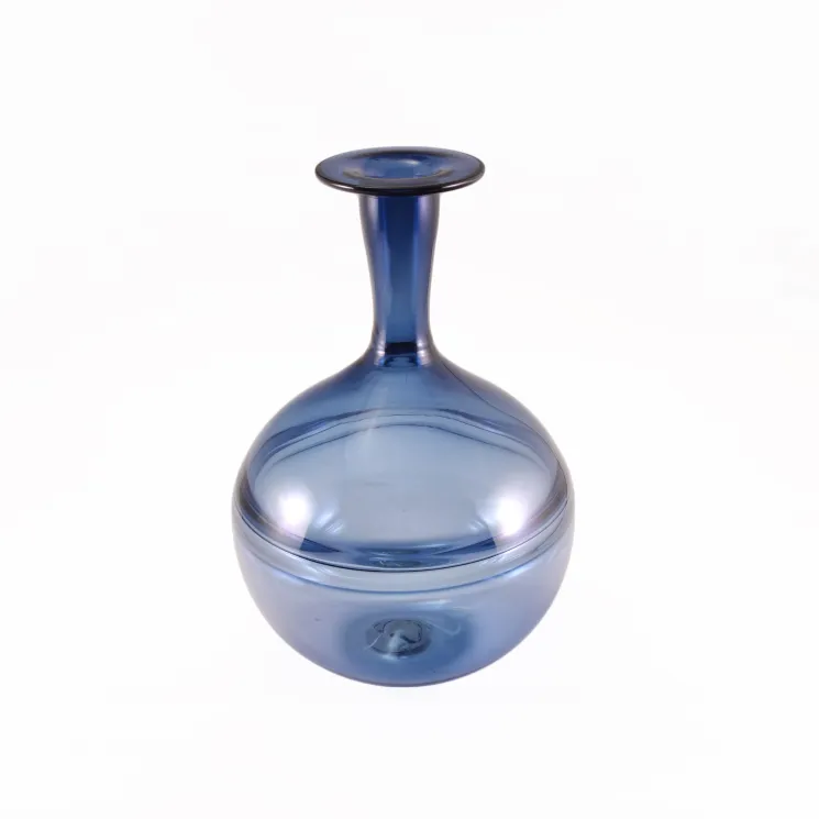 Steel Blue Sphere Bottle