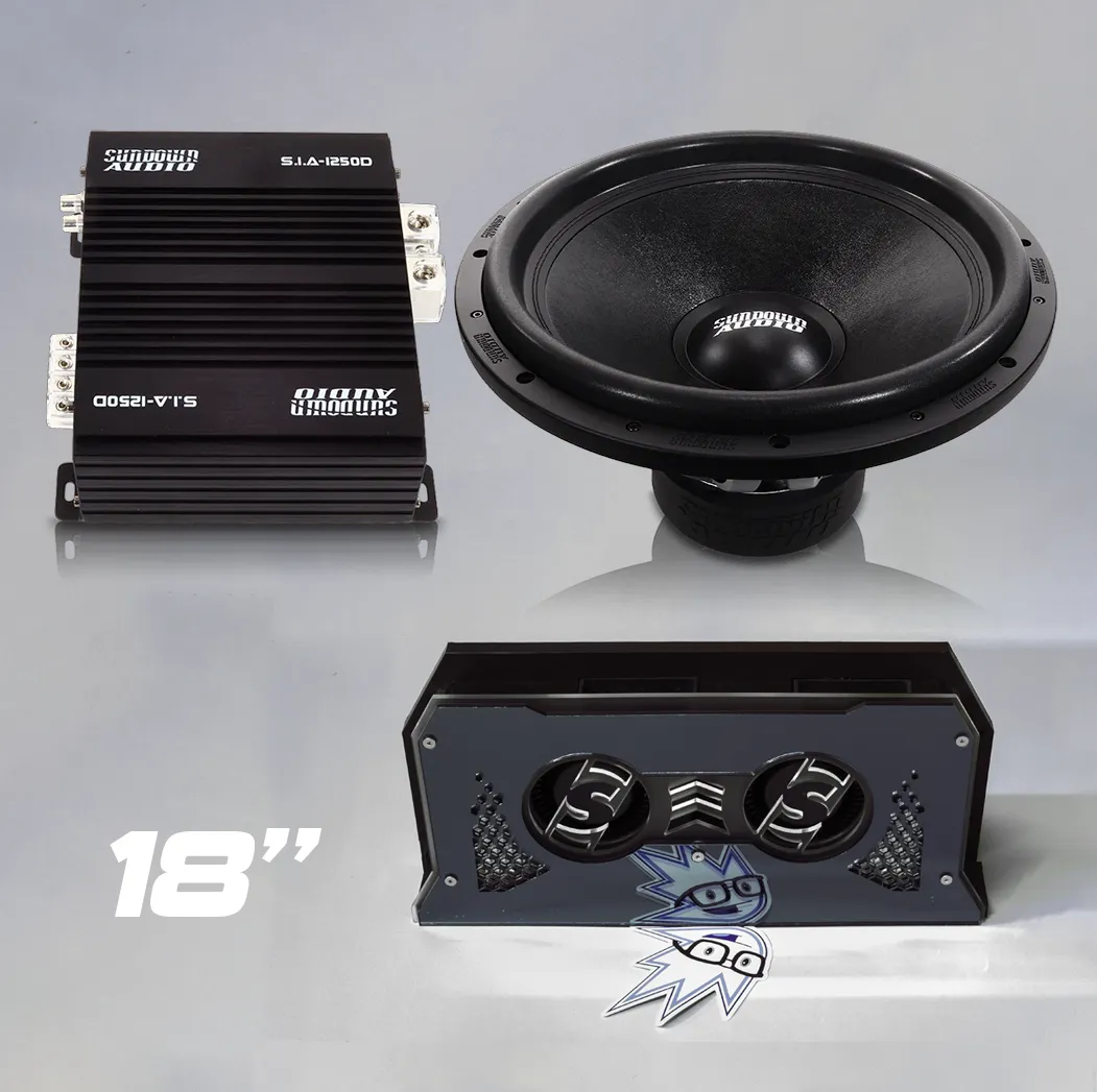 Sundown Audio SIA-1250D   SA-Series v.2 18" D2   FREE Reflective Fannie