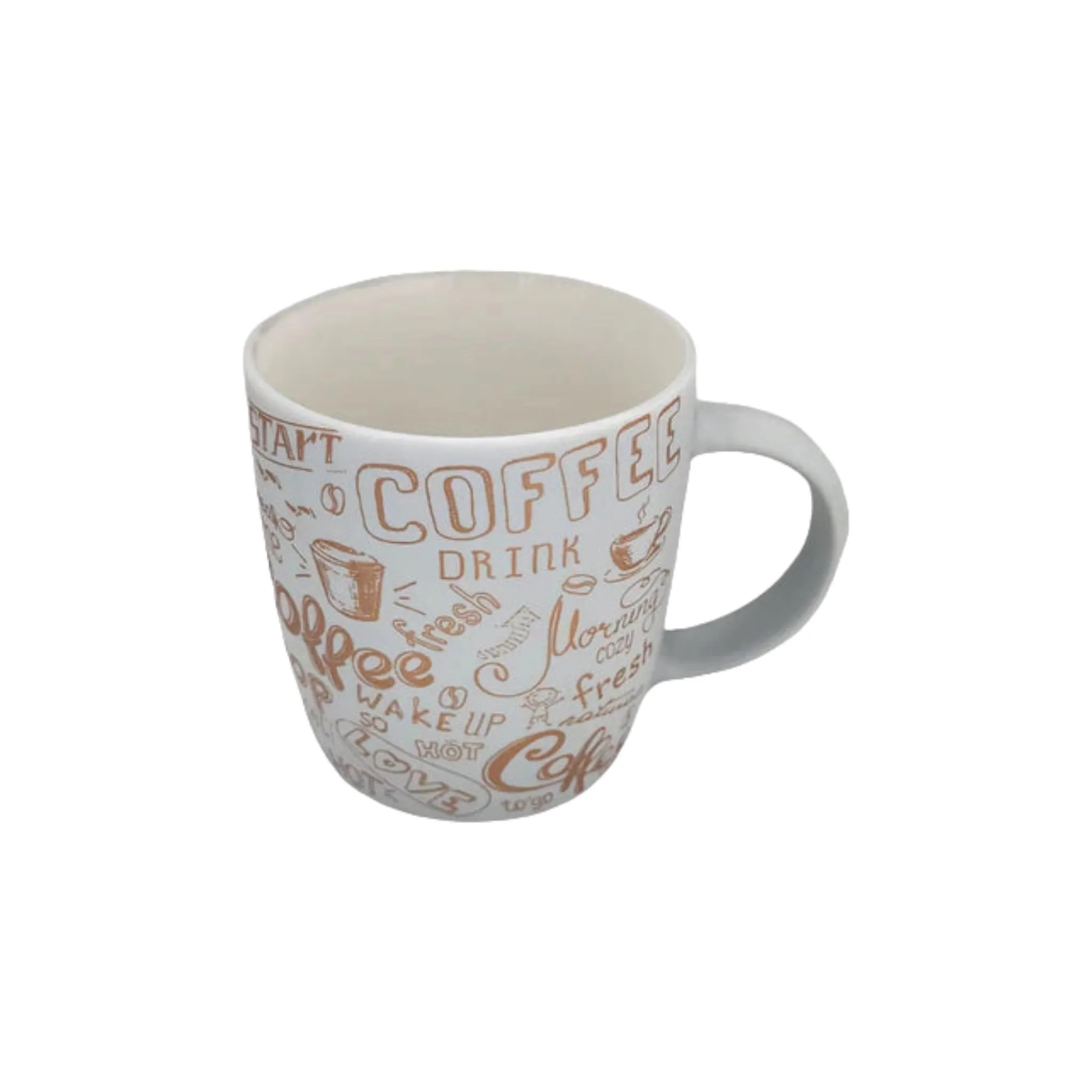 Tazzy Porcelain Coffee Mug 385ml Patterned 1pc