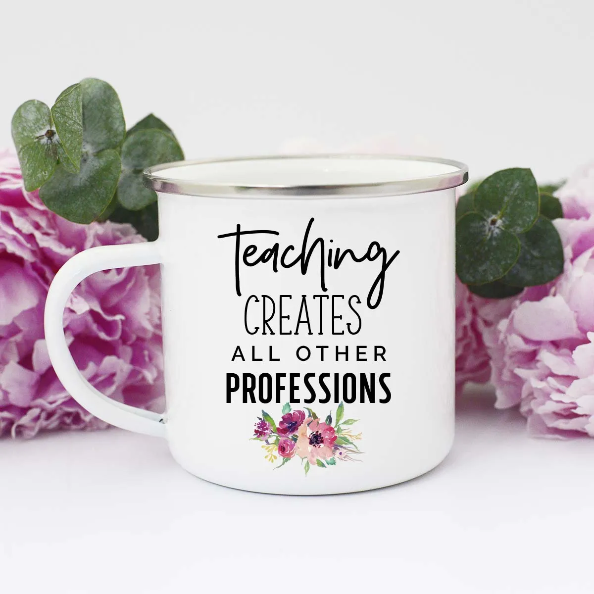 Teaching Creates All Other Professions, Back to School Mug, Cute Teacher Mug, Teacher Gift, Gift for Teacher