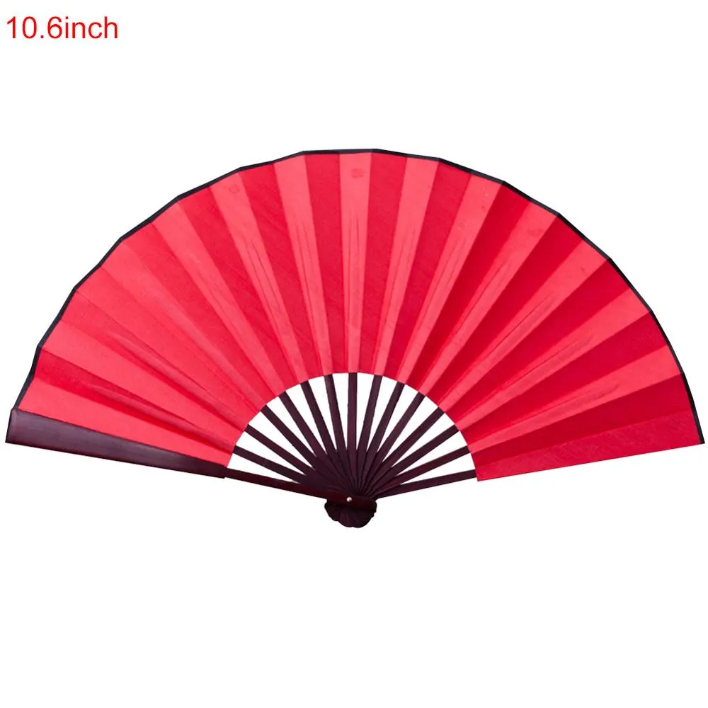 TEEK - 10.6 Inch Silk Cloth Folding Hand Fans