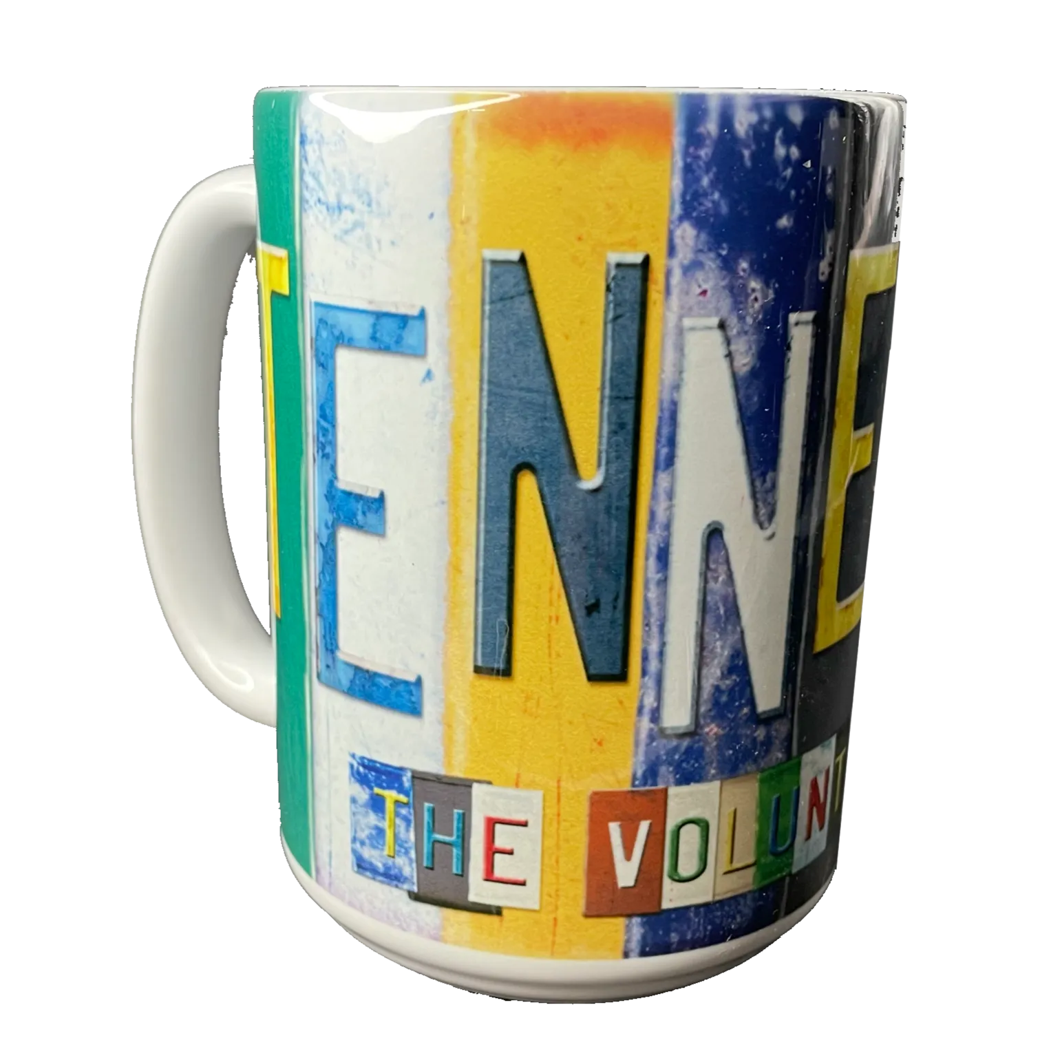 Tennessee License Plate Ceramic Coffee Mug