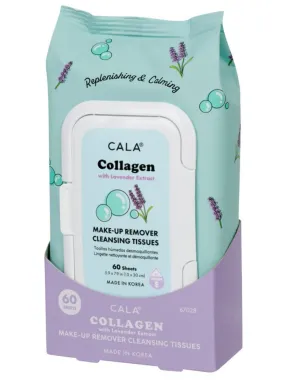 Tissues Cleansing Make up Remover Collagen 60 Sheets 67028