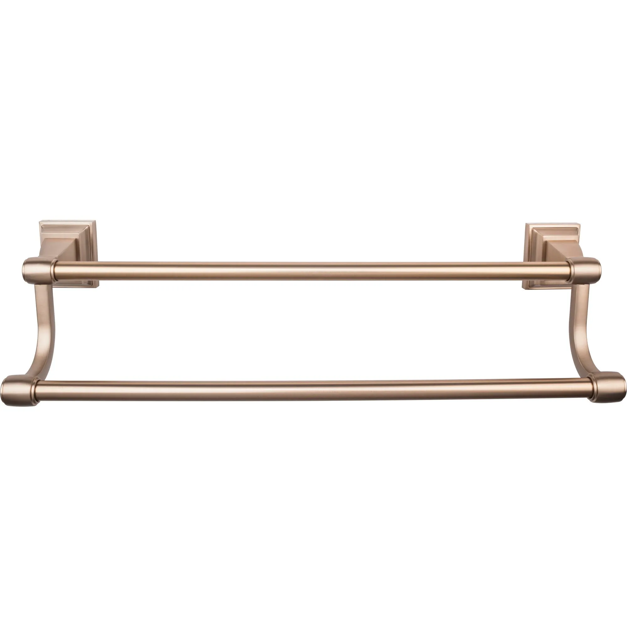 Top Knobs STK9 Stratton Bath Towel Bar 24 Inch Double