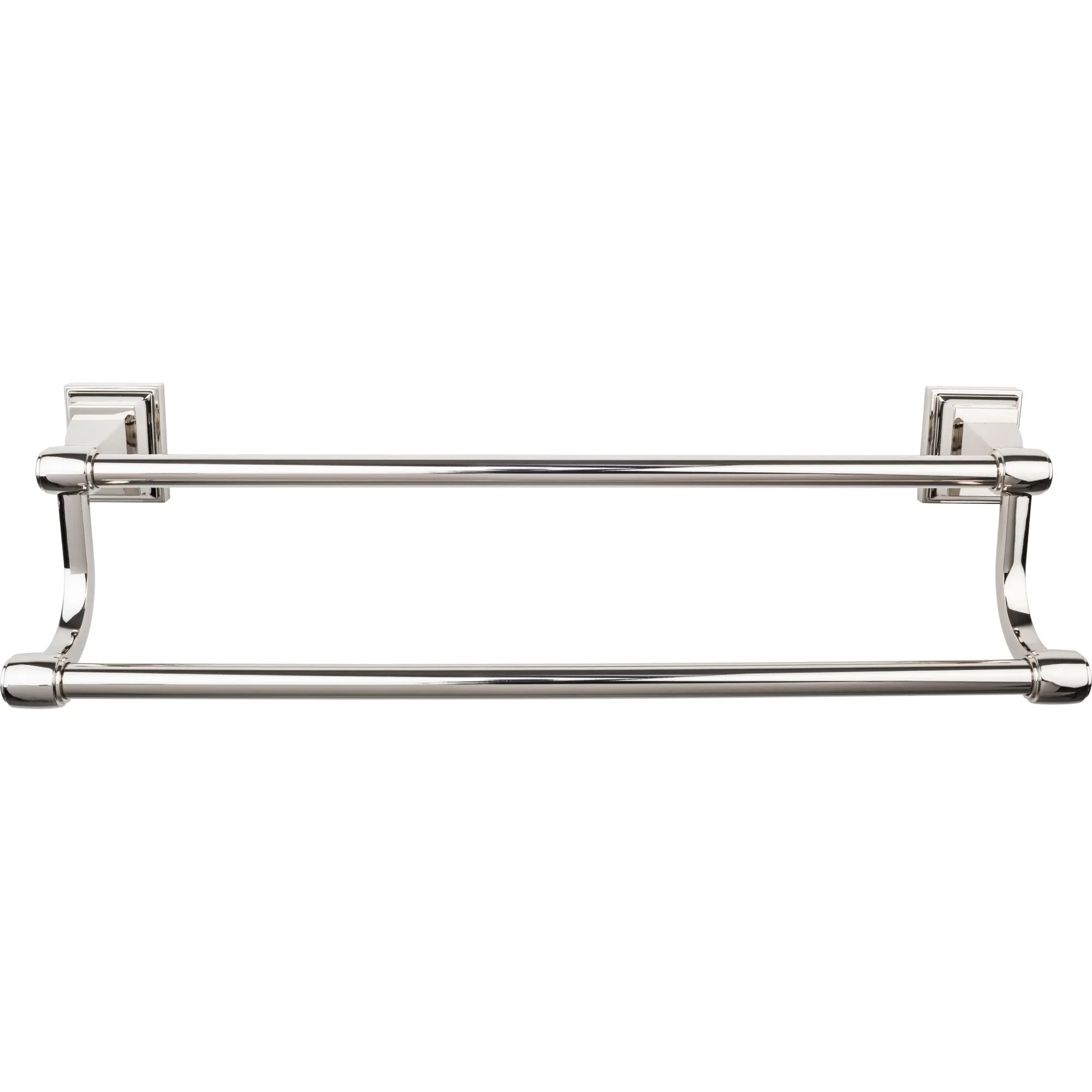 Top Knobs STK9 Stratton Bath Towel Bar 24 Inch Double