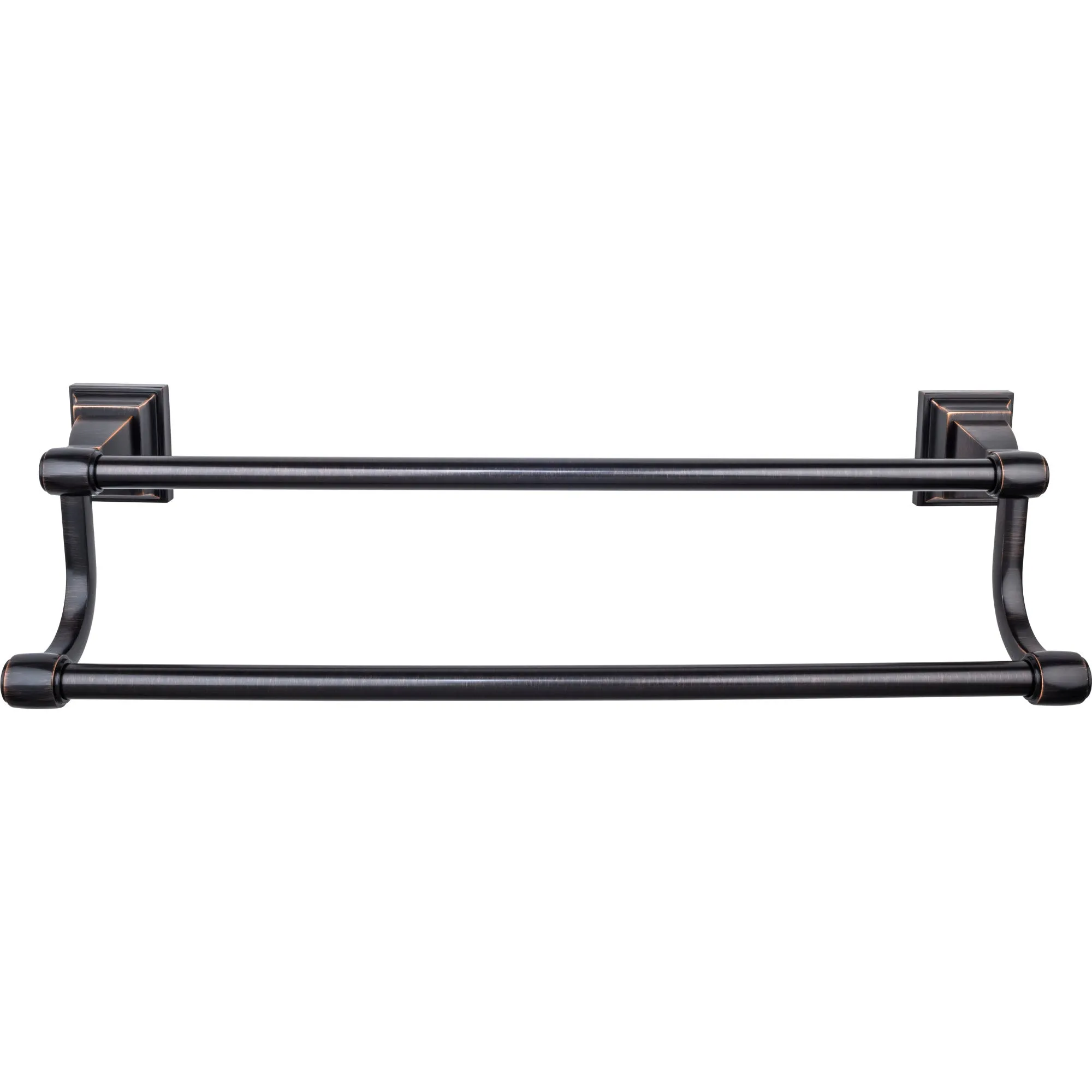 Top Knobs STK9 Stratton Bath Towel Bar 24 Inch Double