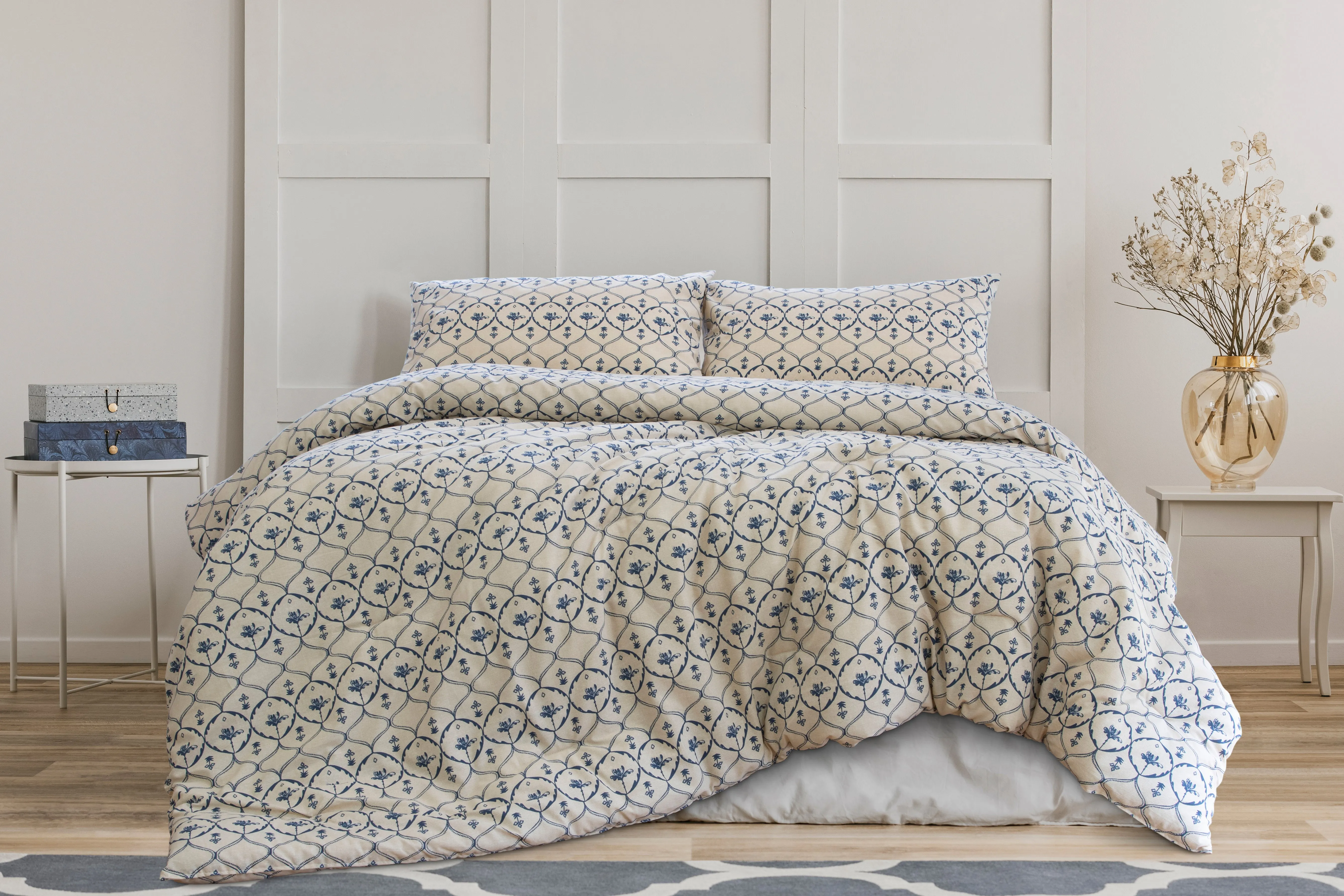 Tosca Printed Comforter Set - Single/Double