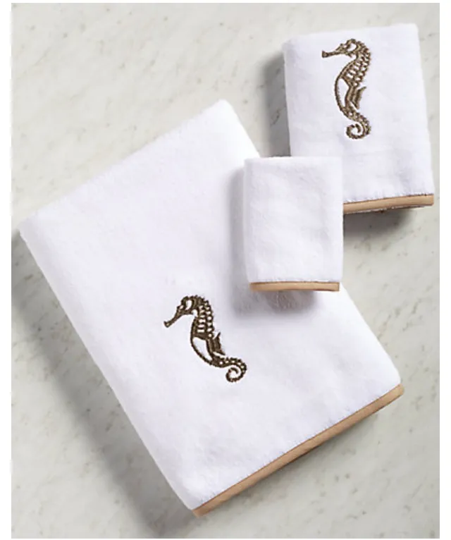 Towel Set - Nautical Seahorse