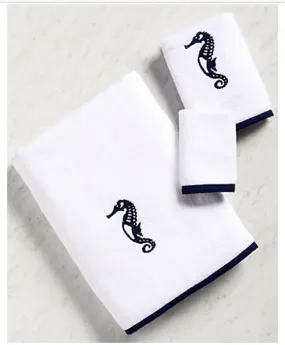 Towel Set - Nautical Seahorse