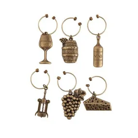 Twine Grapevine Vineyard Wine Charms