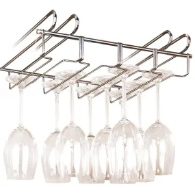 Under Shelf Wine Glass Rack for 12 Glasses