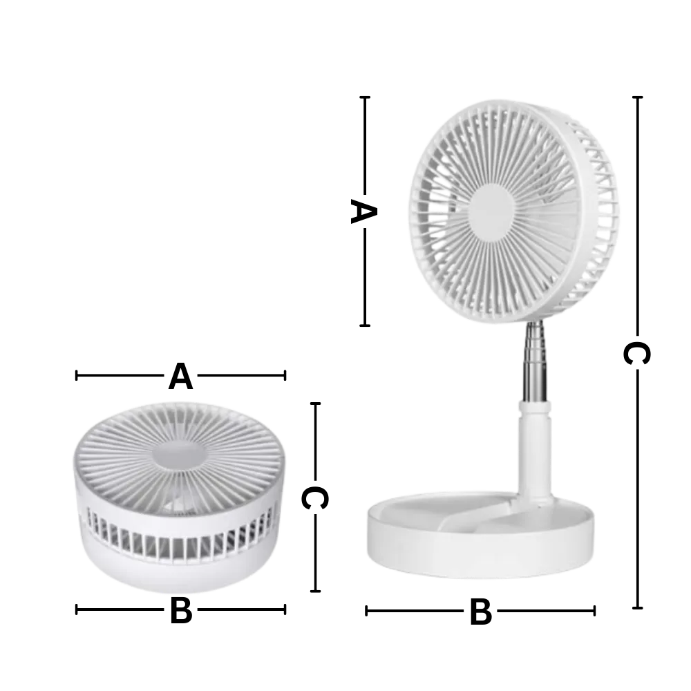 USB charging portable fan