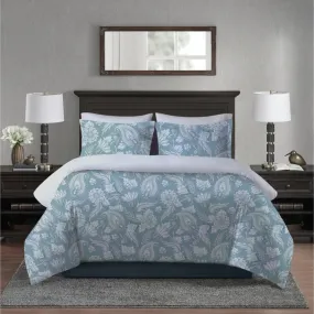 Varessa Aiguablava 100% Cotton Printed King Comforter Set (5 Pcs)