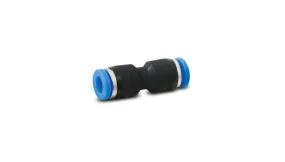 Vibrant Pneumatic Push Lock Union Straight Fitting, for 1/4" O.D. Tubing - 2672