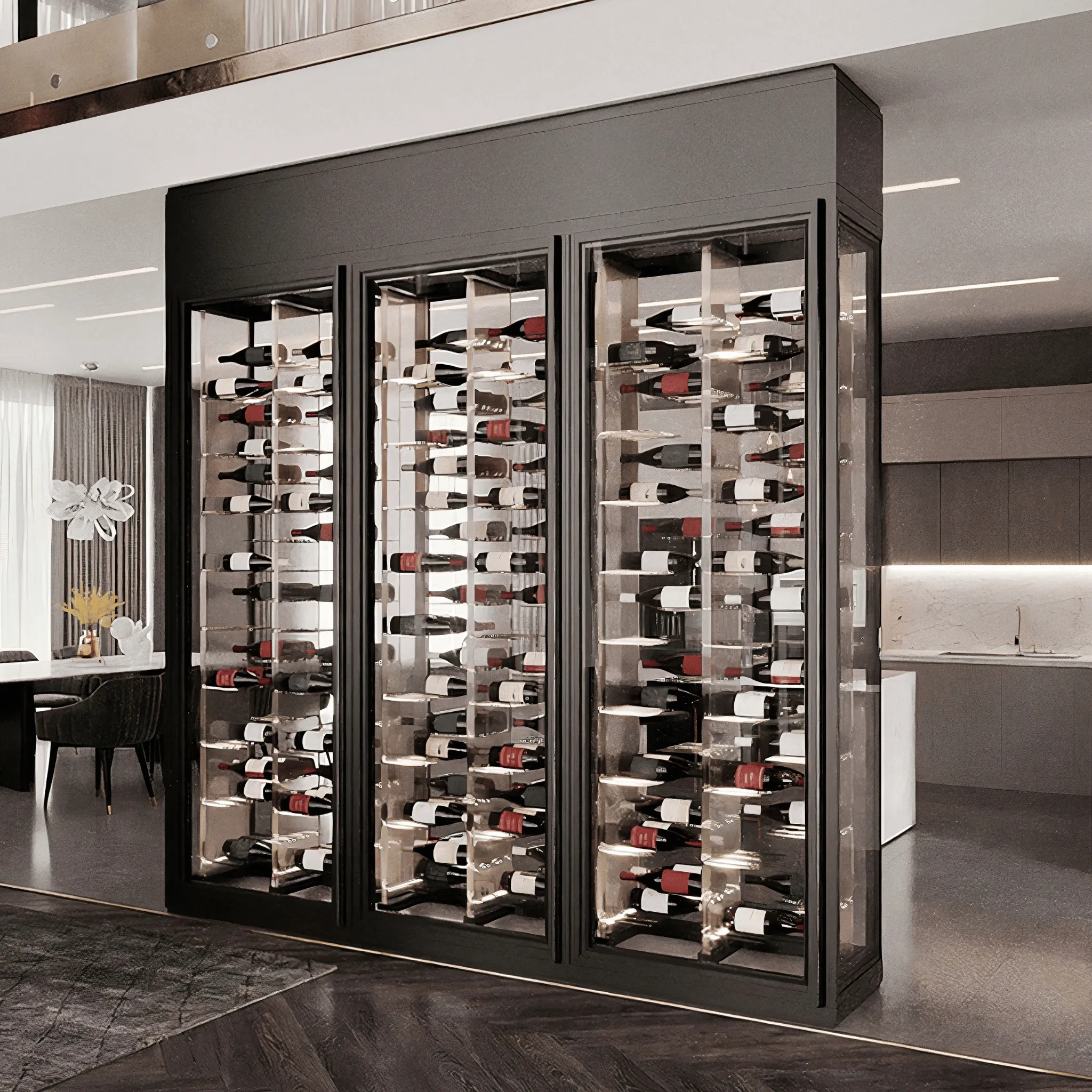 VITRUS Glass Enclosed Wine Cellar - Model C