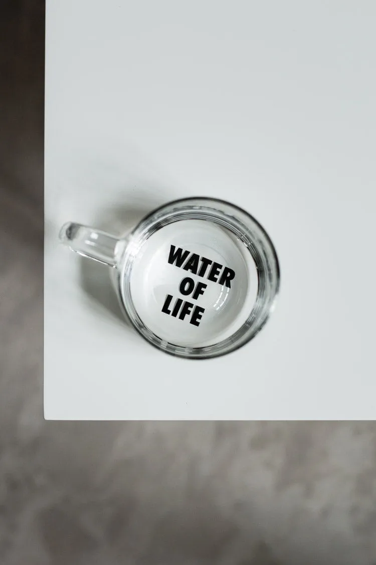 VM | Cup | Glass Cup | WATER OF LIFE