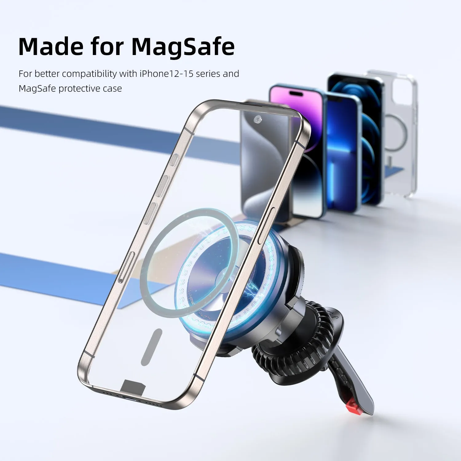 Vyvylabs Air-Mag Dual Lock for MagSafe Car Holder (Air Outlet Version)