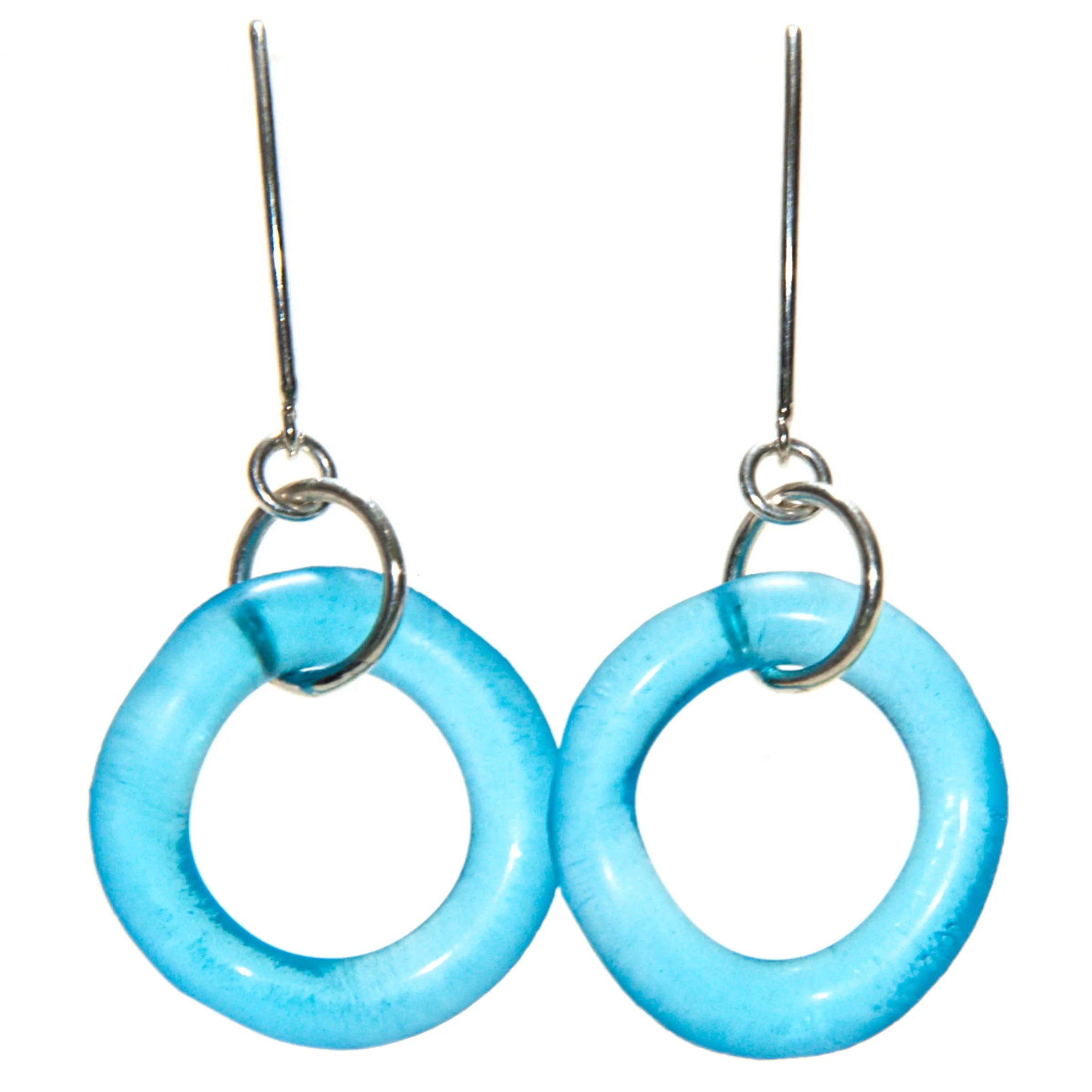 Wave Boomerang Earring Ocean Colors