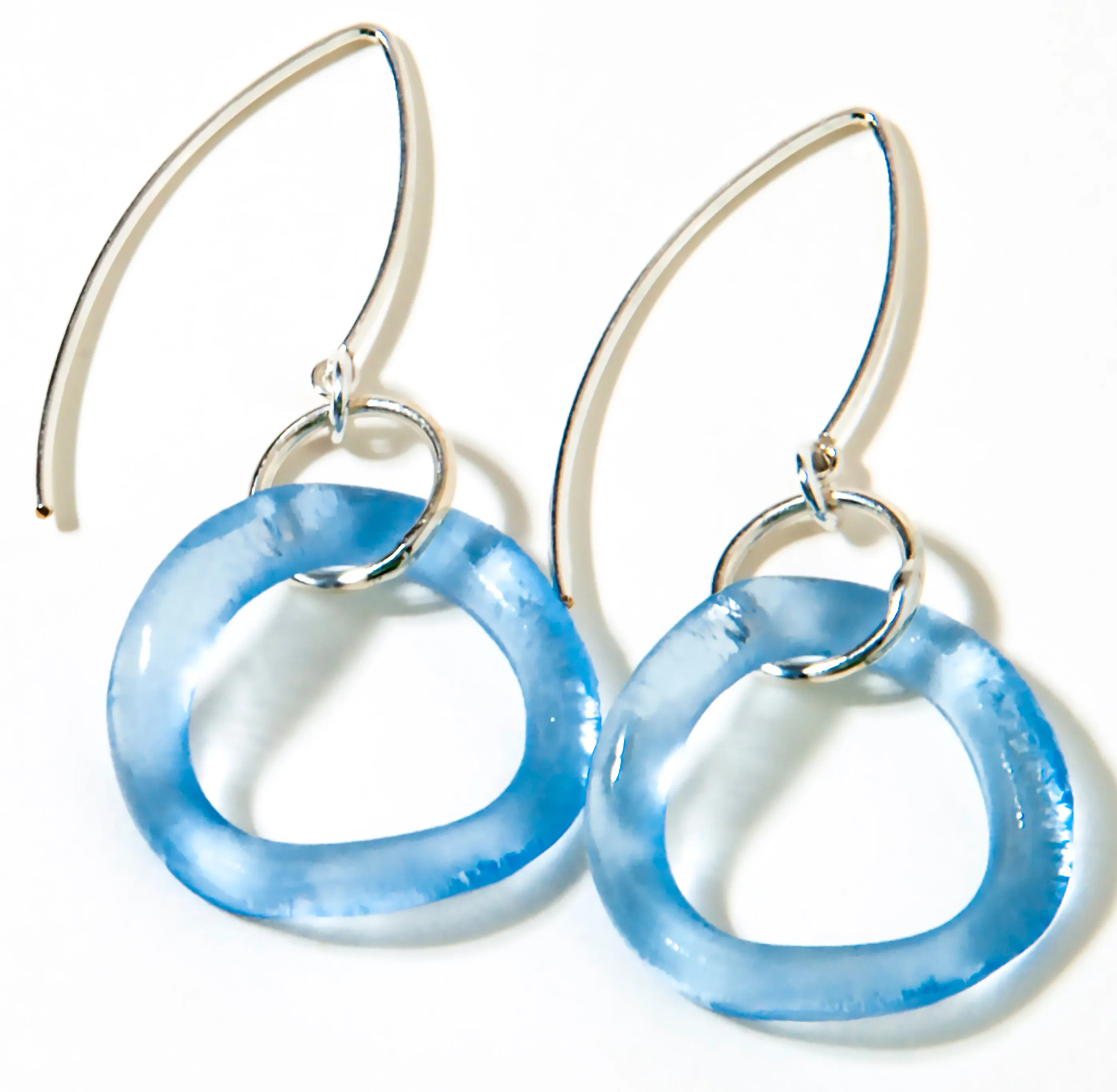 Wave Boomerang Earring Ocean Colors