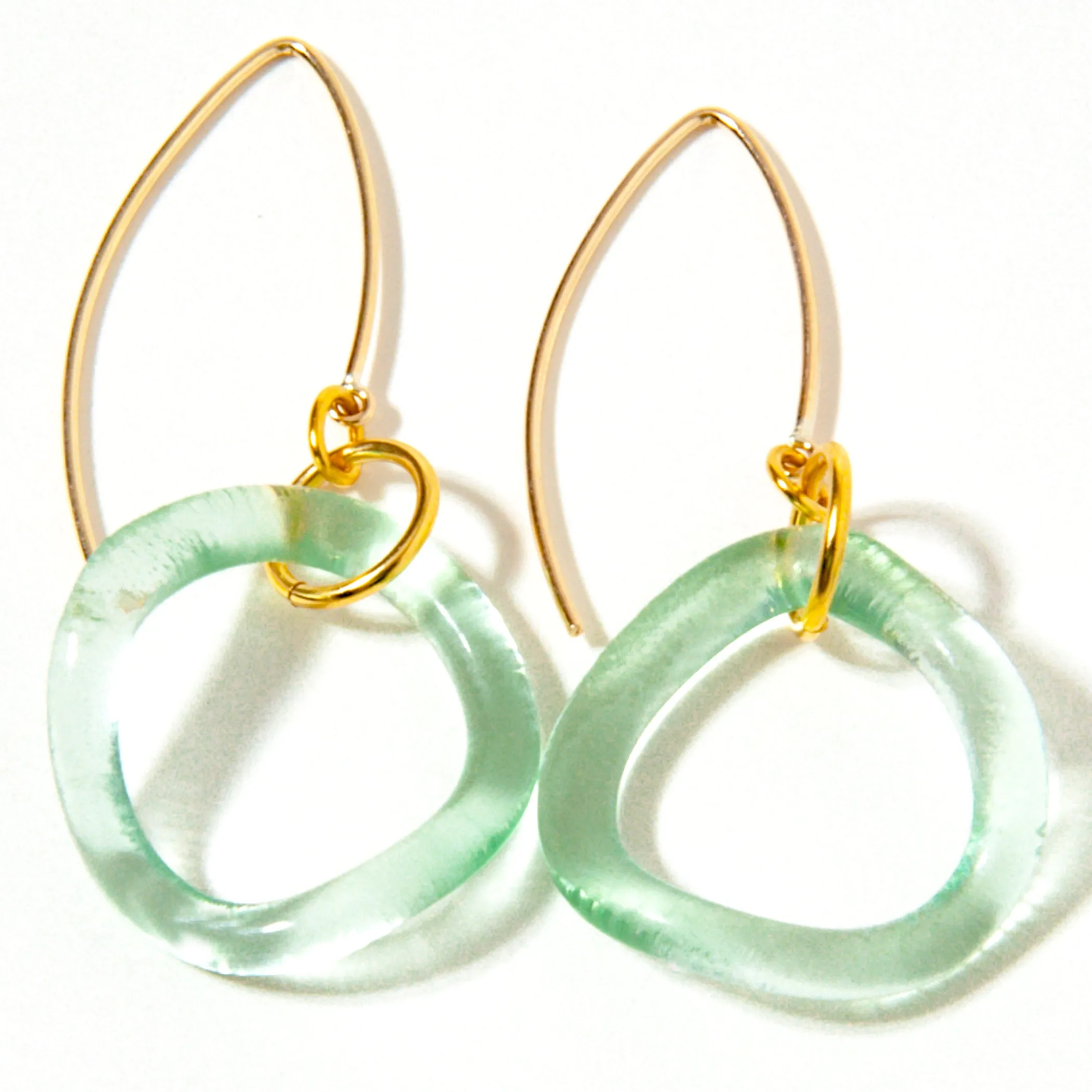 Wave Boomerang Earring Ocean Colors