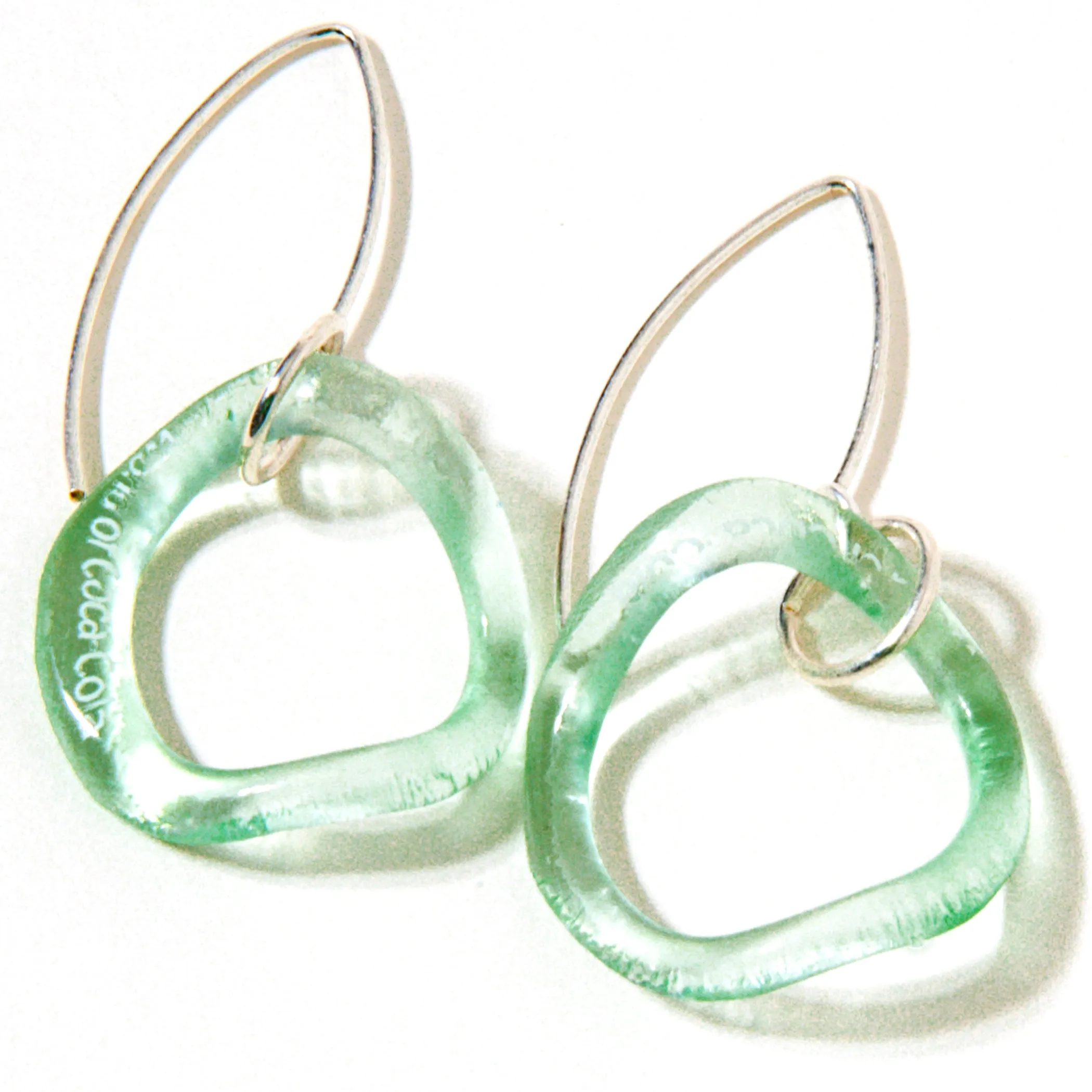 Wave Boomerang Earring Ocean Colors