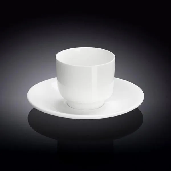 White 5 Oz | 150 Ml Tea Cup & Saucer