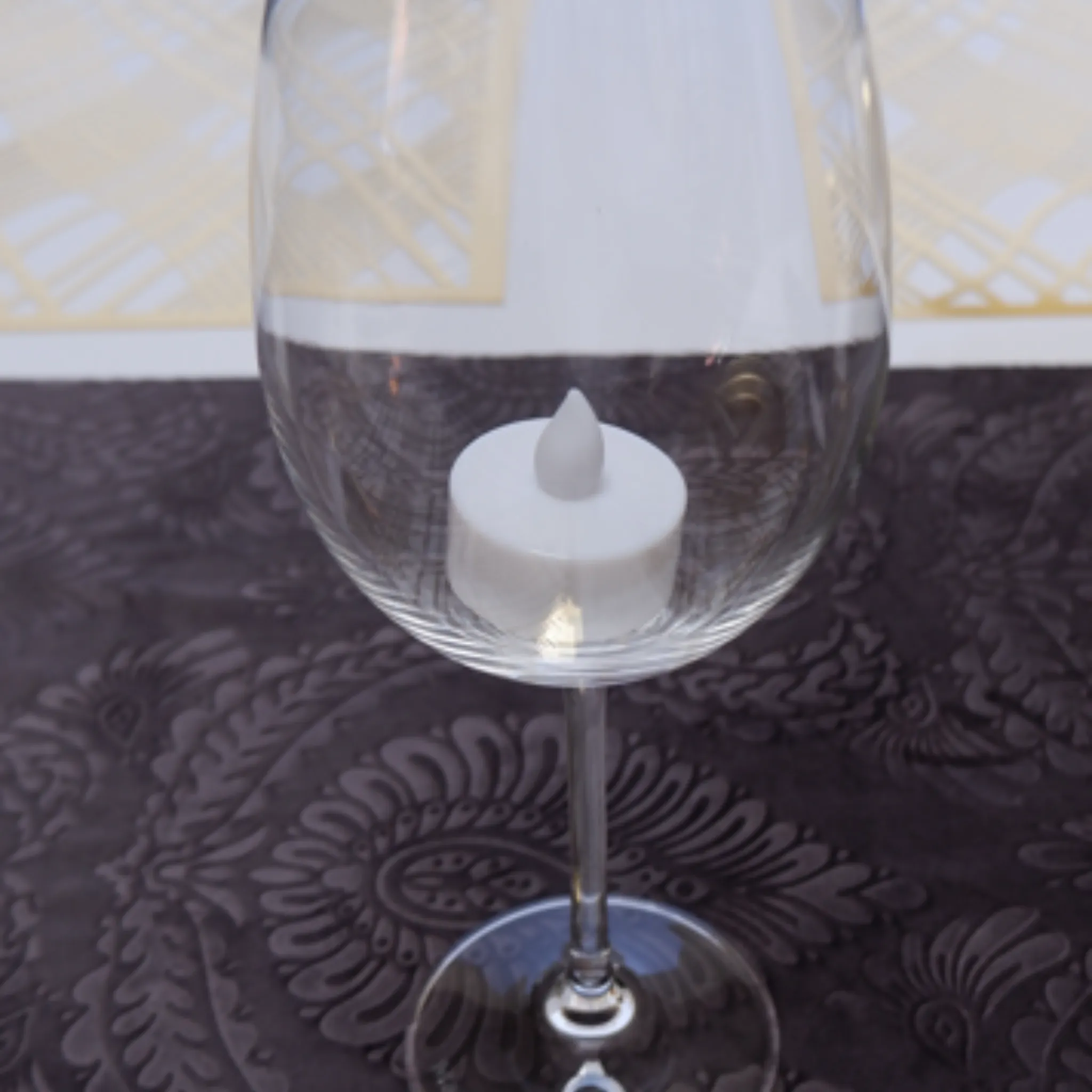 Wine Glass Lamp Shade