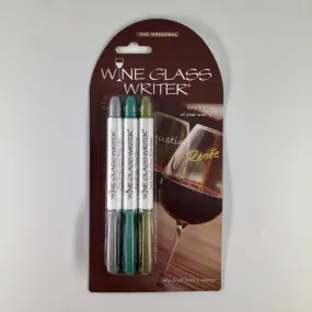 Wine Glass Writer | Metallic